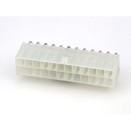 Molex Rectangular Power Connector, 24 Contact(S), Male, Solder Terminal, Receptacle 353182420